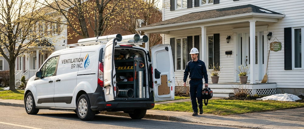 Entretien ventilation printemps technicien Ventilation BR Laurentides
